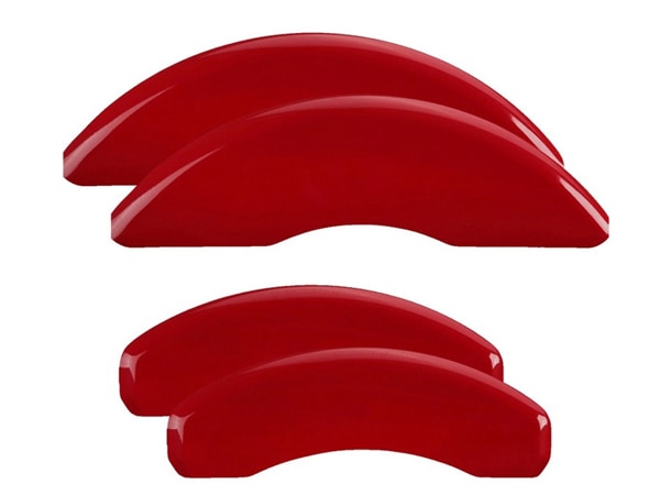 【MGP 正規品】 10-15y シボレー カマロ 専用設計 ブレーキ キャリパーカバー レッド ロゴなし アルミ製 14033SCLCRD 1台分 セット