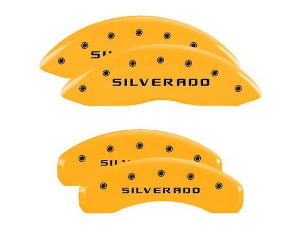 【MGP 正規品】 02-03y 05-06y シボレー シルバラード1500HD 専用設計 ブレーキ キャリパーカバー レッド シルバラードロゴ 14048SSILYL