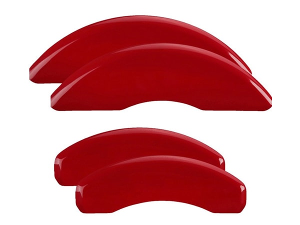 【MGP 正規品】 11-19y シボレー シルバラード 2500HD 専用設計 ブレーキ キャリパーカバー レッド ロゴなし アルミ製 14173SBOWBK