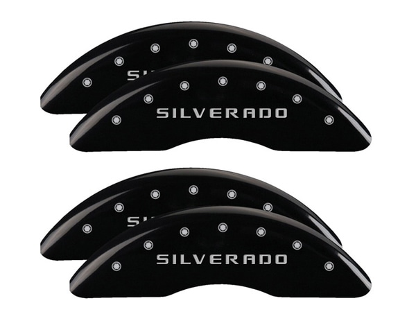 【MGP 正規品】 11-19y シボレー シルバラード 2500HD 3500HD 専用設計 ブレーキ キャリパーカバー ブラック シルバラードロゴ 14173SSILBK