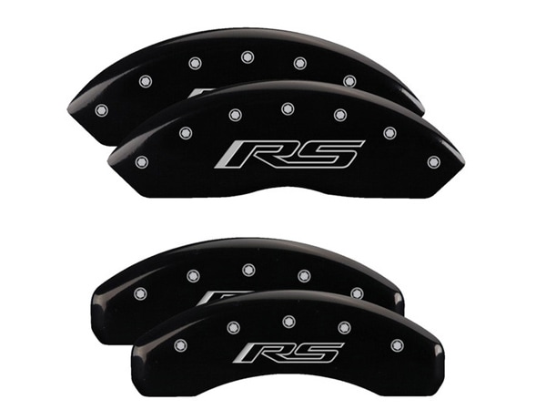 【MGP 正規品】 16-21y シボレー カマロ 専用設計 ブレーキ キャリパーカバー ブラック RSロゴ(5 6世代) アルミ製 14240SRS5BK 1台分 セット