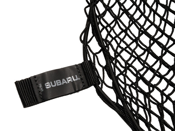 USスバル純正 レガシィ アウトバック BT系 専用 カーゴネット 袋タイプ ファスナー付 収納ケース一体型 フック付 トランクネット ラゲッジネット 荷物 固定 荷崩れ防止 