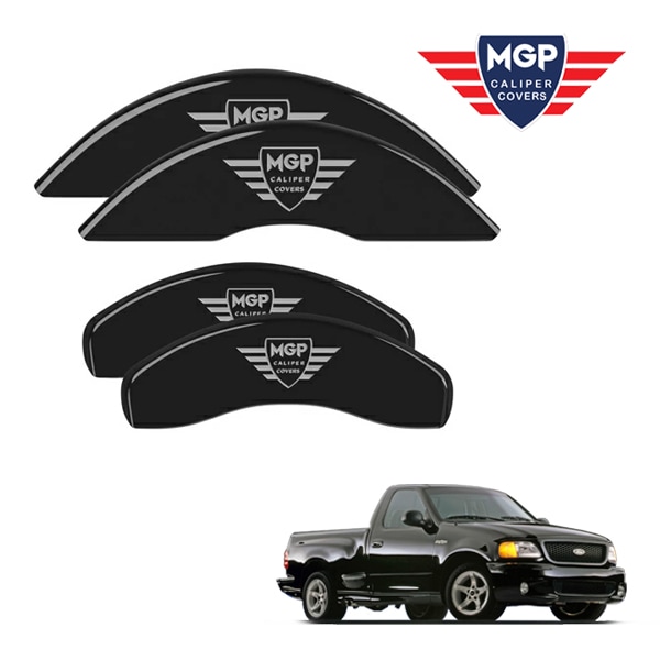 【MGP 正規品】 99-04y フォード F-150 F-150Heritage 専用設計 ブレーキ キャリパーカバー ブラック MGPロゴ アルミ製 10021SMGPBK