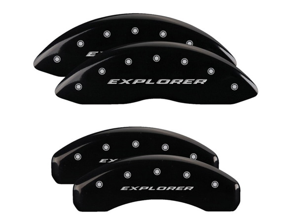 【MGP 正規品】 11-19y フォード エクスプローラー 専用設計 ブレーキ キャリパーカバー ブラック エクスプローラー(2012以降)ロゴ 10215SXPLBK