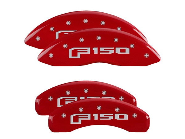 【MGP 正規品】 15-20y フォード F-150 | エクスペディション 専用設計 ブレーキ キャリパーカバー レッド F-150(2015)ロゴ 10239SF16RD