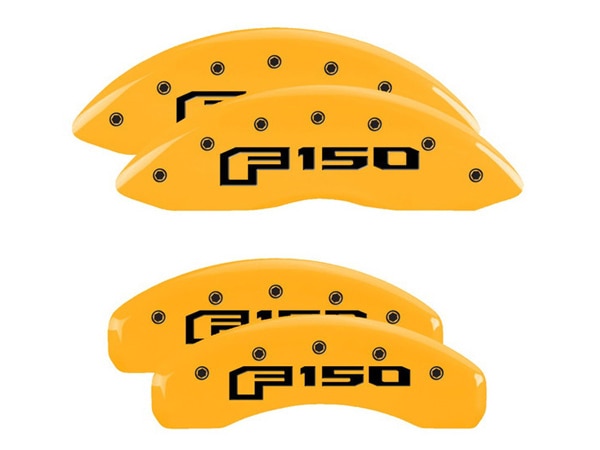 【MGP 正規品】 15-20y フォード F-150 | エクスペディション 専用設計 ブレーキ キャリパーカバー イエロー F-150(2015)ロゴ 10239SF16YL