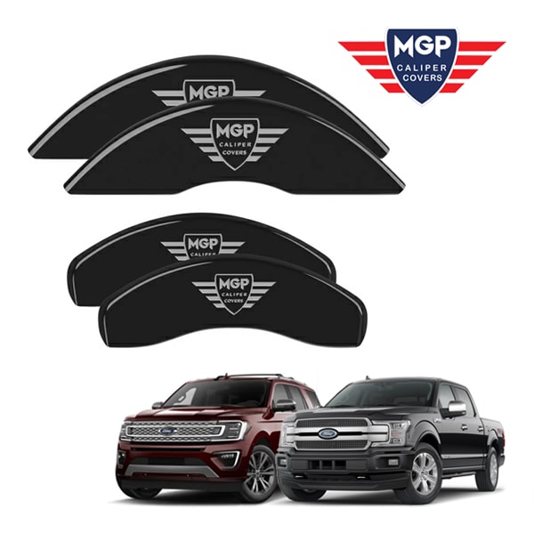 【MGP 正規品】 15-20y フォード F-150 | エクスペディション 専用設計 ブレーキ キャリパーカバー ブラック MGPロゴ アルミ製 10239SMGPBK