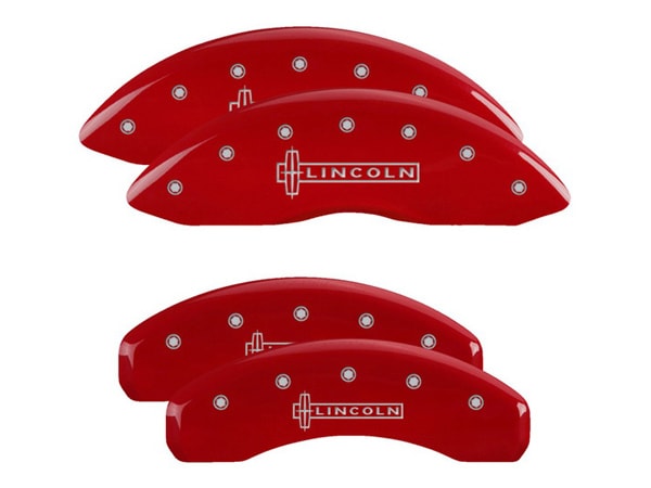 【MGP 正規品】 18-20y リンカーン ナビゲーター 専用設計 ブレーキ キャリパーカバー レッド リンカーンロゴ アルミ製 36026SLCNRD