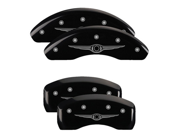 【MGP 正規品】 01-10y クライスラー PTクルーザー 専用設計 ブレーキ キャリパーカバー ブラック クライスラーウイングスタイル1ロゴ 32001SCW1BK