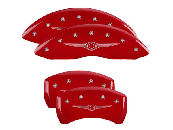 【MGP 正規品】 05-10y クライスラー 300 300C 専用設計 ブレーキ キャリパーカバー レッド クライスラーウイングスタイル1ロゴ 32005SCW1RD