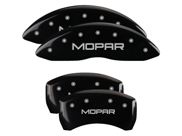 【MGP 正規品】 05-10y クライスラー 300 300C 専用設計 ブレーキ キャリパーカバー ブラック MOPARロゴ アルミ製 32005SMOPBK 1台分 セット