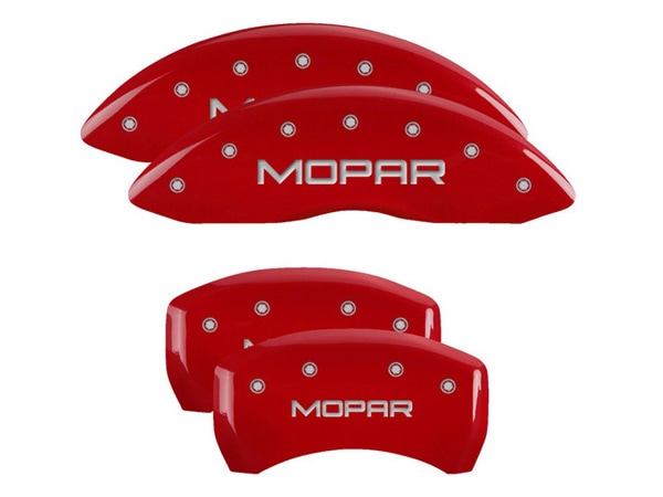 【MGP 正規品】 05-10y クライスラー 300 300C 専用設計 ブレーキ キャリパーカバー レッド MOPARロゴ アルミ製 32005SMOPRD 1台分 セット