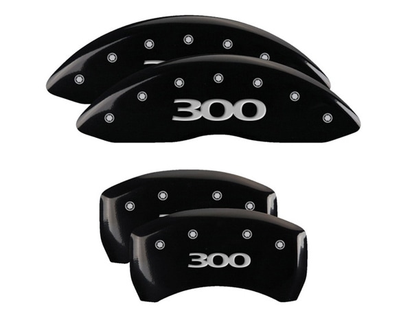 【MGP 正規品】 11-20y クライスラー 300 300C 専用設計 ブレーキ キャリパーカバー ブラック 300(2017年以前)ロゴ アルミ製 32005SMOPBK