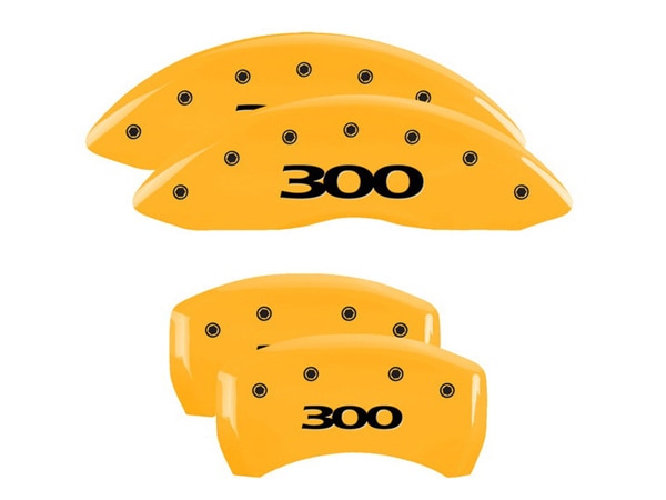 【MGP 正規品】 11-20y クライスラー 300 300C 専用設計 ブレーキ キャリパーカバー イエロー 300(2017以前)ロゴ アルミ製 32005SMOPYL