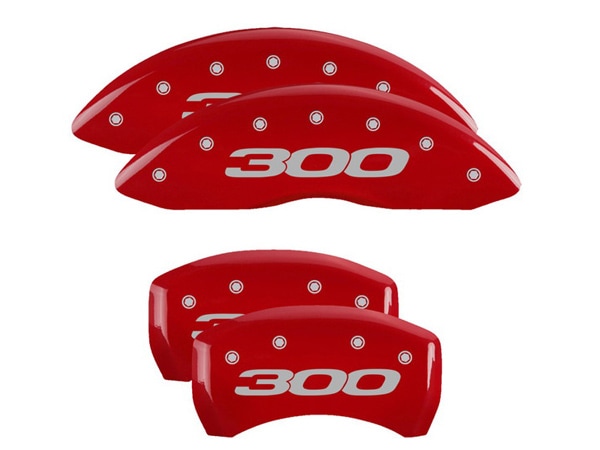 【MGP 正規品】 11-20y クライスラー 300 300C 専用設計 ブレーキ キャリパーカバー レッド クライスラー300(2017)ロゴ 32016S301RD