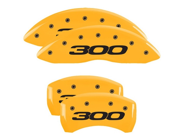 【MGP 正規品】 11-20y クライスラー 300 300C 専用設計 ブレーキ キャリパーカバー イエロー クライスラー300(2017)ロゴ 32016S301YL