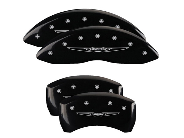 【MGP 正規品】 11-20y クライスラー 300 300C 専用設計 ブレーキ キャリパーカバー ブラック クライスラーウイングスタイル2ロゴ 32016SCW2BK