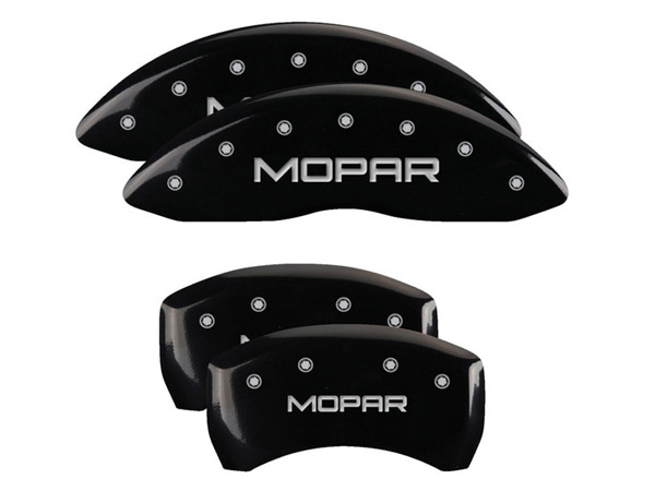 【MGP 正規品】 11-20y クライスラー 300 300C 専用設計 ブレーキ キャリパーカバー ブラック MOPARロゴ アルミ製 32016SMOPBK 1台分 セット