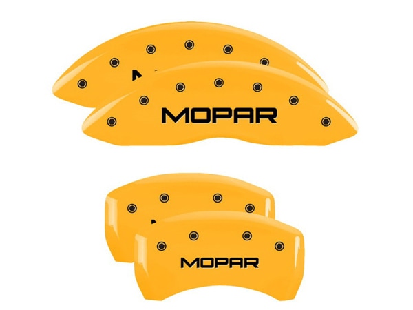 【MGP 正規品】 11-20y クライスラー 300 300C 専用設計 ブレーキ キャリパーカバー イエロー MOPARロゴ アルミ製 32016SMOPYL 1台分 セット
