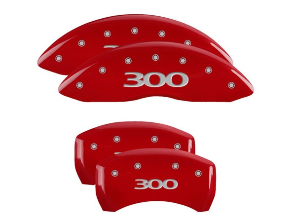 【MGP 正規品】 11-20y クライスラー 300 300C 専用設計 ブレーキ キャリパーカバー レッド 300(2017以前)ロゴ アルミ製 32020S300RD