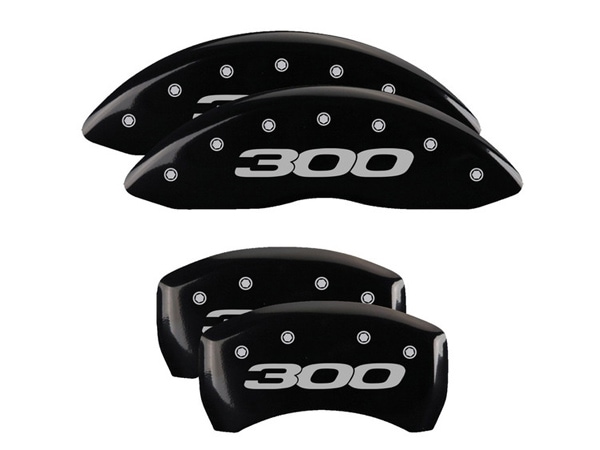 【MGP 正規品】 11-20y クライスラー 300 300C 専用設計 ブレーキ キャリパーカバー ブラック クライスラー300(2017)ロゴ 32020S301BK