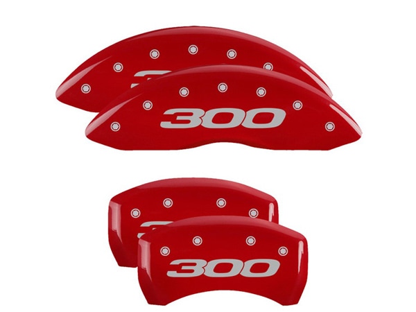 【MGP 正規品】 11-20y クライスラー 300 300C 専用設計 ブレーキ キャリパーカバー レッド クライスラー300(2017)ロゴ 32020S301RD