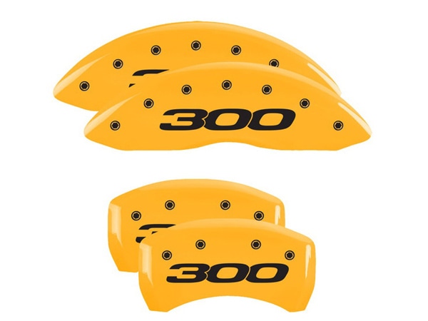 【MGP 正規品】 11-20y クライスラー 300 300C 専用設計 ブレーキ キャリパーカバー イエロー クライスラー300(2017)ロゴ 32020S301YL