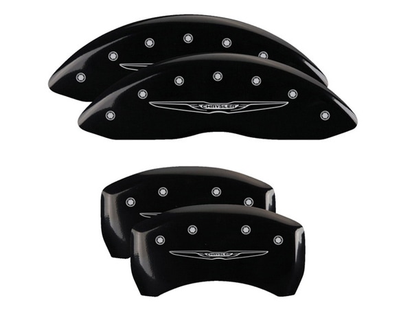 【MGP 正規品】 11-20y クライスラー 300 300C 専用設計 ブレーキ キャリパーカバー ブラック クライスラーウイングスタイル2ロゴ 32020S301BK