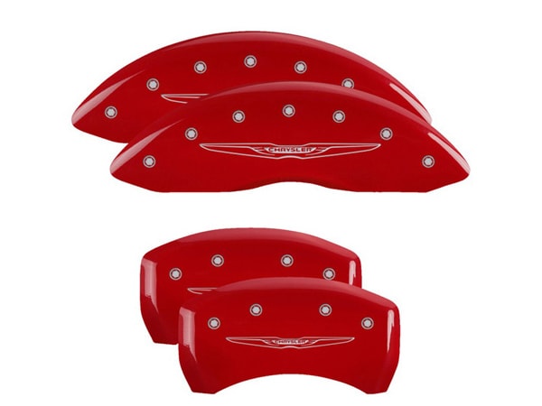 【MGP 正規品】 11-20y クライスラー 300 300C 専用設計 ブレーキ キャリパーカバー レッド クライスラーウイングスタイル2ロゴ 32020S301RD