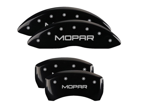 【MGP 正規品】 11-20y クライスラー 300 300C 専用設計 ブレーキ キャリパーカバー ブラック MOPARロゴ アルミ製 32020SMOPBK 1台分 セット