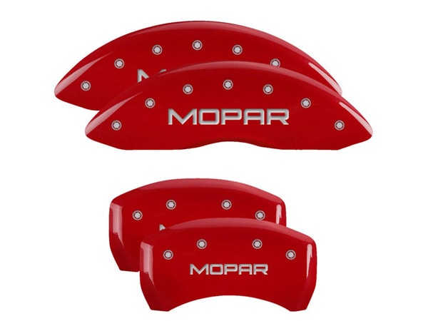 【MGP 正規品】 11-20y クライスラー 300 300C 専用設計 ブレーキ キャリパーカバー レッド MOPARロゴ アルミ製 32020SMOPRD 1台分 セット