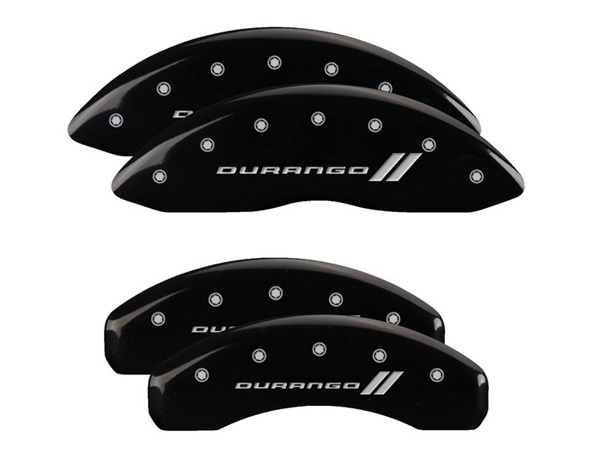 【MGP 正規品】 07-09y ダッジ デュランゴ 専用設計 ブレーキ キャリパーカバー ブラック デュランゴロゴ アルミ製 12043SDGOBK
