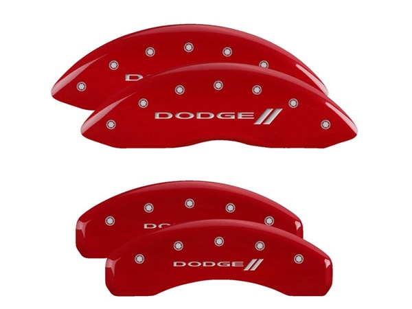 【MGP 正規品】 06-20y ダッジ マグナム チャージャー 専用設計 ブレーキ キャリパーカバー レッド ダッジロゴ 12088SDD3RD