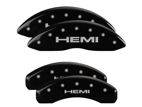 【MGP 正規品】 06-20y ダッジ マグナム チャージャー チャレンジャー 専用設計 ブレーキ キャリパーカバー ブラック HEMIロゴ 12088SHEMBK