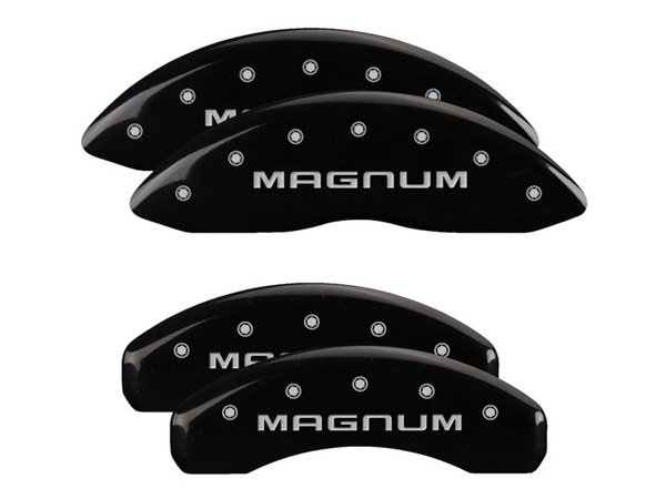 【MGP 正規品】 06-08y ダッジ マグナム SRT8 専用設計 ブレーキ キャリパーカバー ブラック マグナムロゴ アルミ製 12088SMGMBK