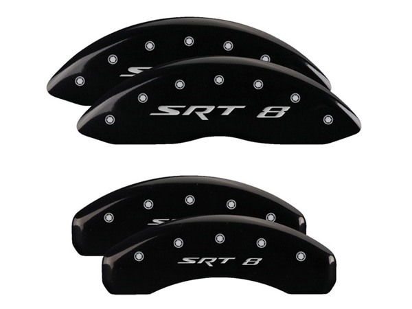 【MGP 正規品】 06-20y ダッジ マグナム チャージャー 専用設計 ブレーキ キャリパーカバー ブラック SRT8ロゴ アルミ製 12088SSR8BK