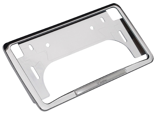 GM純正 クロームナンバーフレーム Cadillac ロゴ入 キャデラック エスカレード | ATS | CTS | CT5 | CT6 | STS | DTS | SRX | XLR | XT4 | XT5 | XT6 