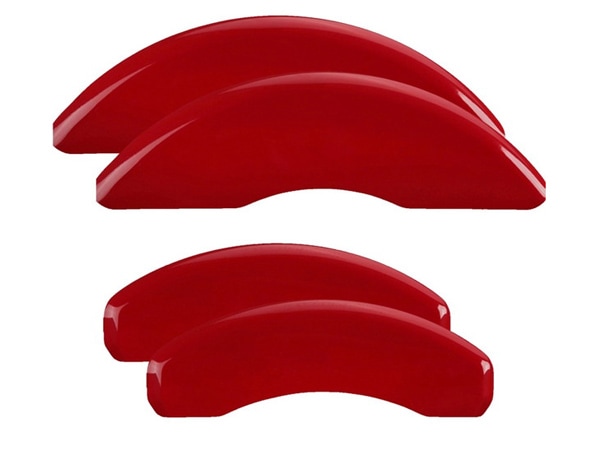 【MGP 正規品】 02-06y ダッジ ラム1500 ラムバン1500 デュランゴ 専用設計 ブレーキ キャリパーカバー レッド ロゴなし 12134SCLCRD