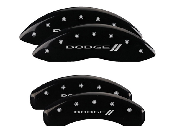【MGP 正規品】 02-06y ダッジ ラム1500 ラムバン1500 デュランゴ 専用設計 ブレーキ キャリパーカバー ブラック ダッジロゴ 12134SDD3BK