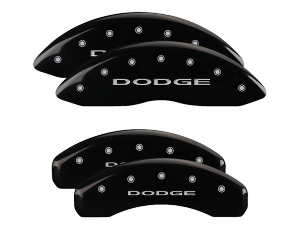 【MGP 正規品】 02-06y ダッジ ラム1500 ラムバン 専用設計 ブレーキ キャリパーカバーブラック ダッジ(ノーストライプ)ロゴ 12134SDD4BK