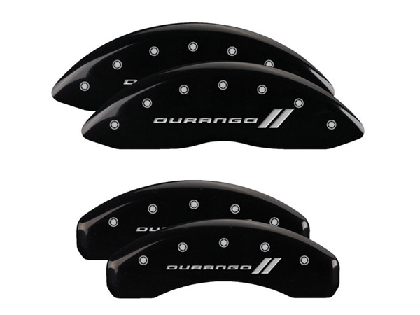 【MGP 正規品】 03-06y ダッジ デュランゴ 専用設計 ブレーキ キャリパーカバーブラック デュランゴロゴ アルミ製 12134SDGOBK 1台分 セット