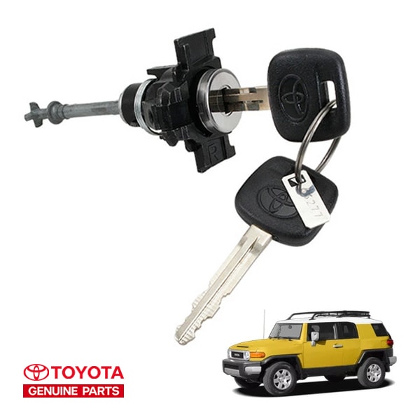 USトヨタ純正 TOYOTA FJクルーザー GSJ150W フロント ドアロックキーシリンダー 右側 RH キー2本付 69051-35170
