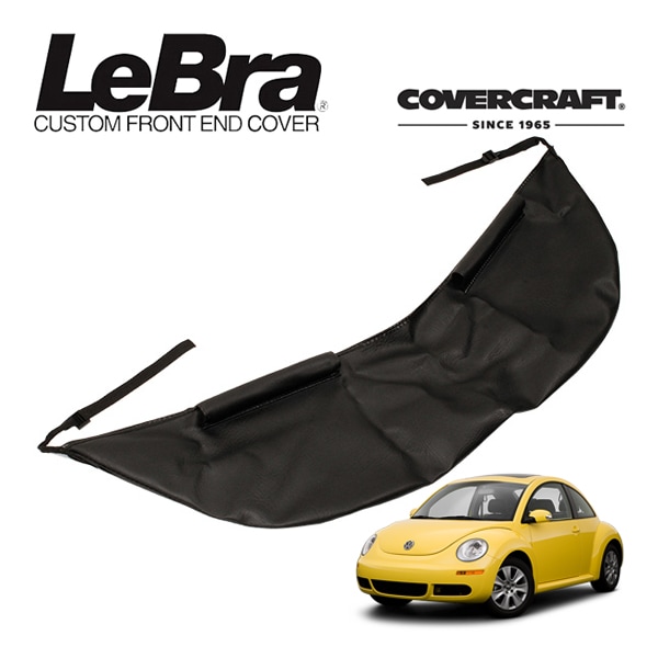 【CoverCraft/LeBra 正規品】 専用設計 ノーズブラ ハーフタイプ ボンネットブラ フードカバー フロントカバー フロントマスク 虫除け 飛び石 対策 フォルクスワーゲン ニュービートル 9C系 カバークラフト