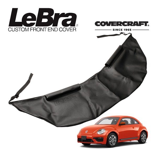 【CoverCraft/LeBra 正規品】 専用設計 ノーズブラ ハーフタイプ ボンネットブラ フードカバー フロントカバー フロントマスク 虫除け 飛び石 対策 フォルクスワーゲン ザ・ビートル 16C系 カバークラフト