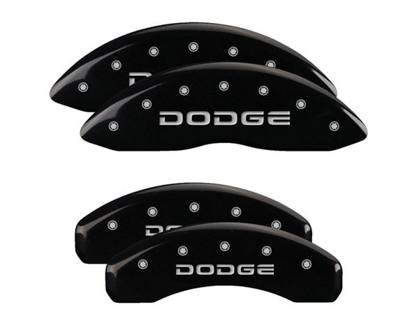 【MGP 正規品】 02-06y ダッジ ラム1500 ラムバン 専用設計 ブレーキ キャリパーカバー ブラック ダッジ(ブロークンD)ロゴ 12134SDODBK