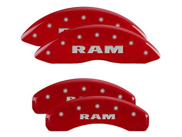 【MGP 正規品】 02-05y ダッジ ラム1500 ラムバン 専用設計 ブレーキ キャリパーカバー レッド ラムロゴ アルミ製 12134SRAMRD