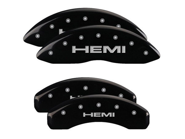 【MGP 正規品】 ジープ 05-10y グランドチェロキー WK | コマンダー XK 専用設計 ブレーキ キャリパーカバー ブラック HEMIロゴ 42002SHEMBK
