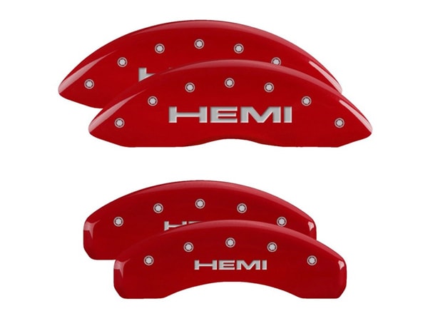 【MGP 正規品】 ジープ 05-10y グランドチェロキー WK | コマンダー XK 専用設計 ブレーキ キャリパーカバー レッド HEMIロゴ 42002SHEMRD