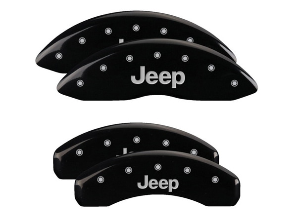 【MGP 正規品】 ジープ 05-10y グランドチェロキー WK | コマンダー XK 専用設計 ブレーキ キャリパーカバー ブラック Jeepロゴ 42002SJEPBK