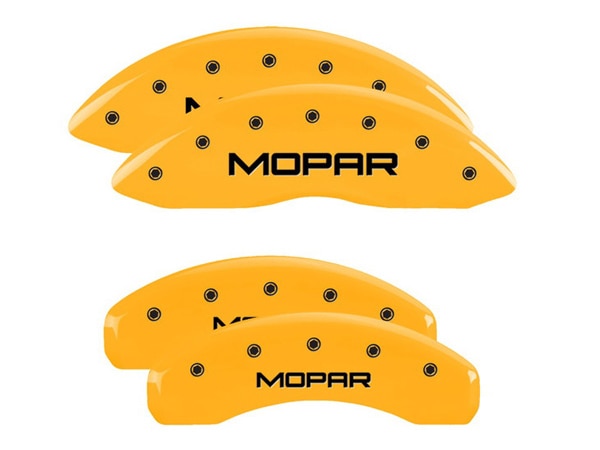 【MGP 正規品】 ジープ 05-10y グランドチェロキー WK | コマンダー XK 専用設計 ブレーキ キャリパーカバー イエロー MOPARロゴ 42002SMOPYL